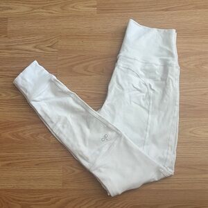 Alo White Leggings